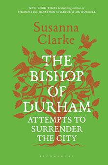 Green book cover with birds, branches, and text: The Bishop of Durham Attempts to Surrender the City.