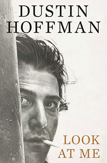 Movie poster for “Dustin Hoffman: Look at Me” featuring a close-up portrait of Dustin Hoffman.