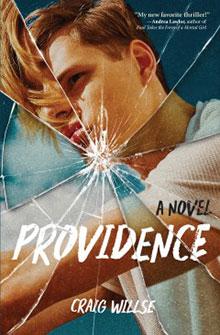 Book cover of "Providence" by Craig Willse, featuring a man with a shattered glass effect over his face.