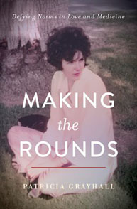 Book cover titled "Making the Rounds" by Patricia Grayhall featuring a person sitting on grass with a tree in the background.