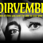 Black-and-white close-up of a woman's anxious face with text: "NOIRVEMBER" and film collection details.