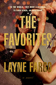 Cover of "The Favorites" by Layne Fargo, showing intertwined dancers with bold, gold text over their bodies.